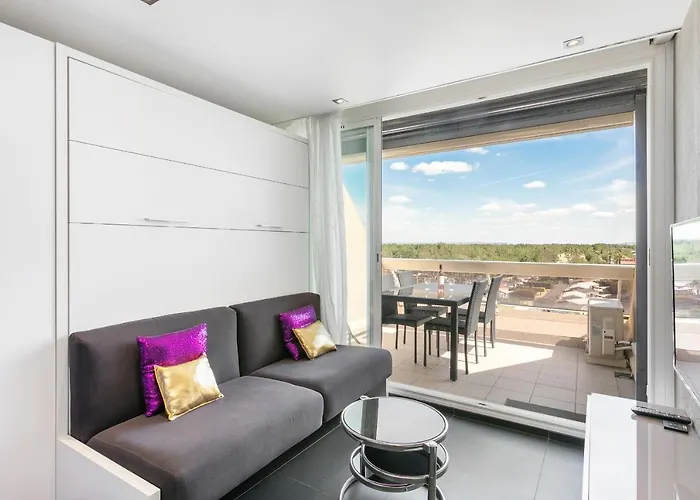 Village Naturiste R4n - Le Blue Light Heliopolis Sea View Luxe Daire Agde